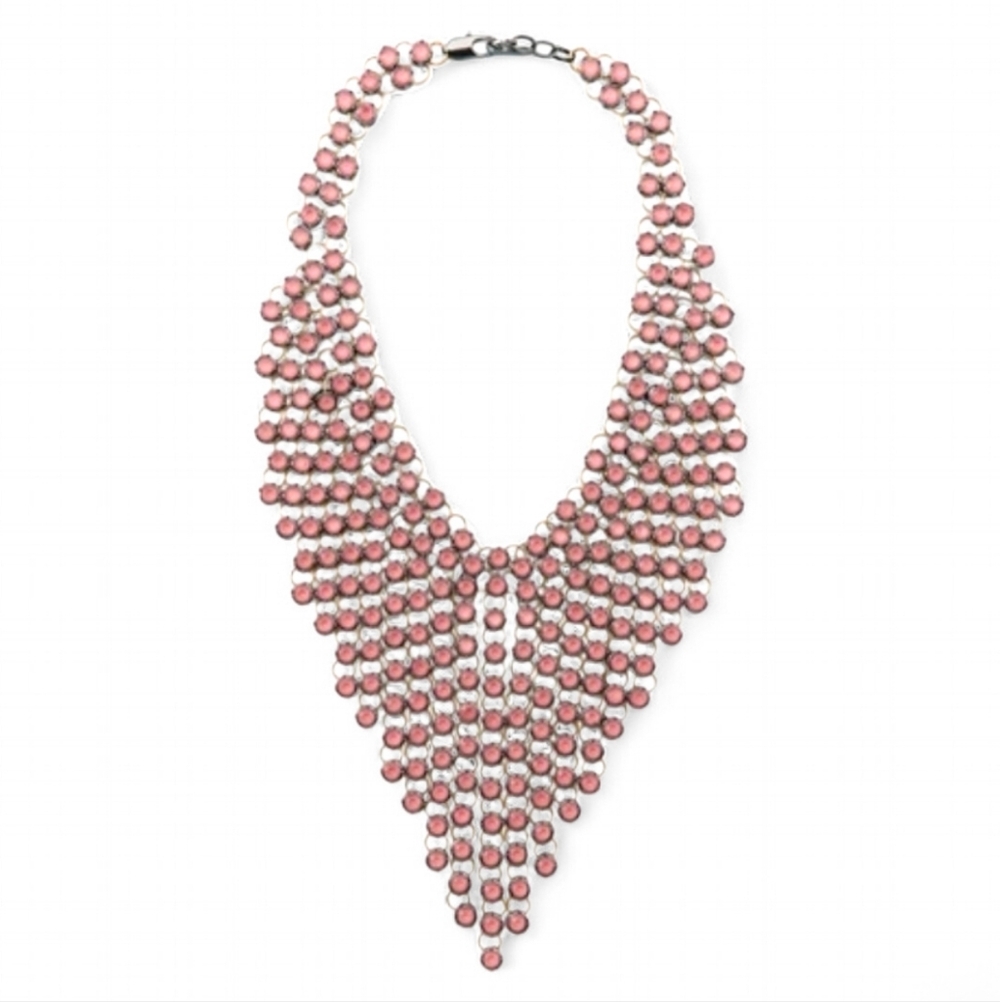 ZARA Jeweled Waterfall Necklace